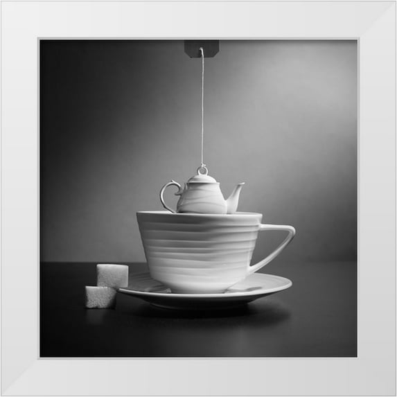 Ivanova, Victoria 20x20 White Modern Wood Framed Museum Art Print Titled - Untitled