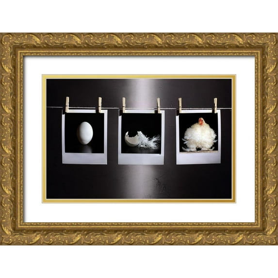 Ivanova, Victoria 24x17 Gold Ornate Wood Framed with Double Matting Museum Art Print Titled - The Life