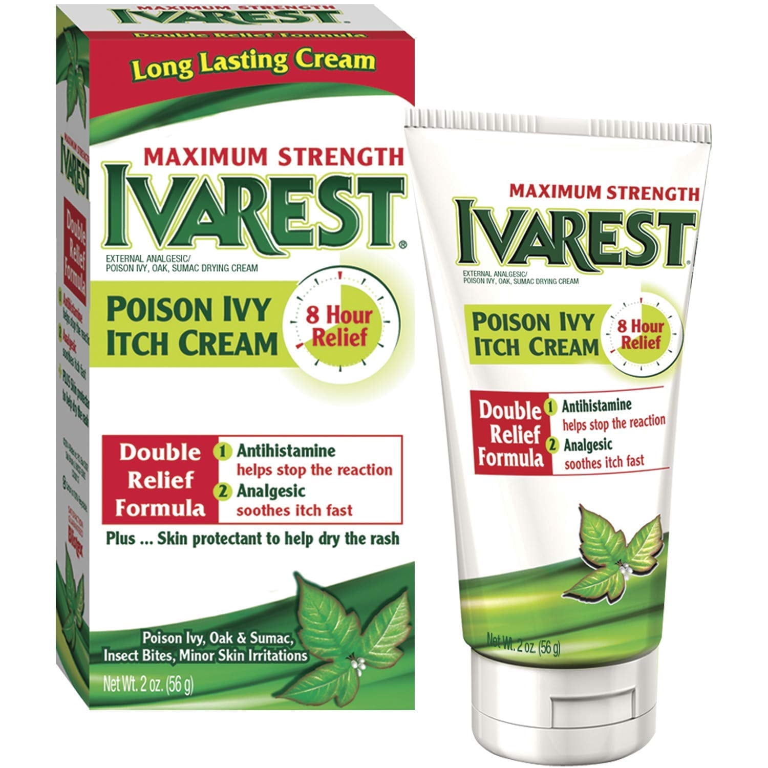 Ivarest, Anti-Itch Cream, Maximum Strength, Medicated, 2 Ounce