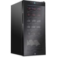 thumbnail image 1 of Ivation 18 Bottle Compressor Wine Refrigerator, Freestanding Wine Cooler with Lock, Black, 1 of 7