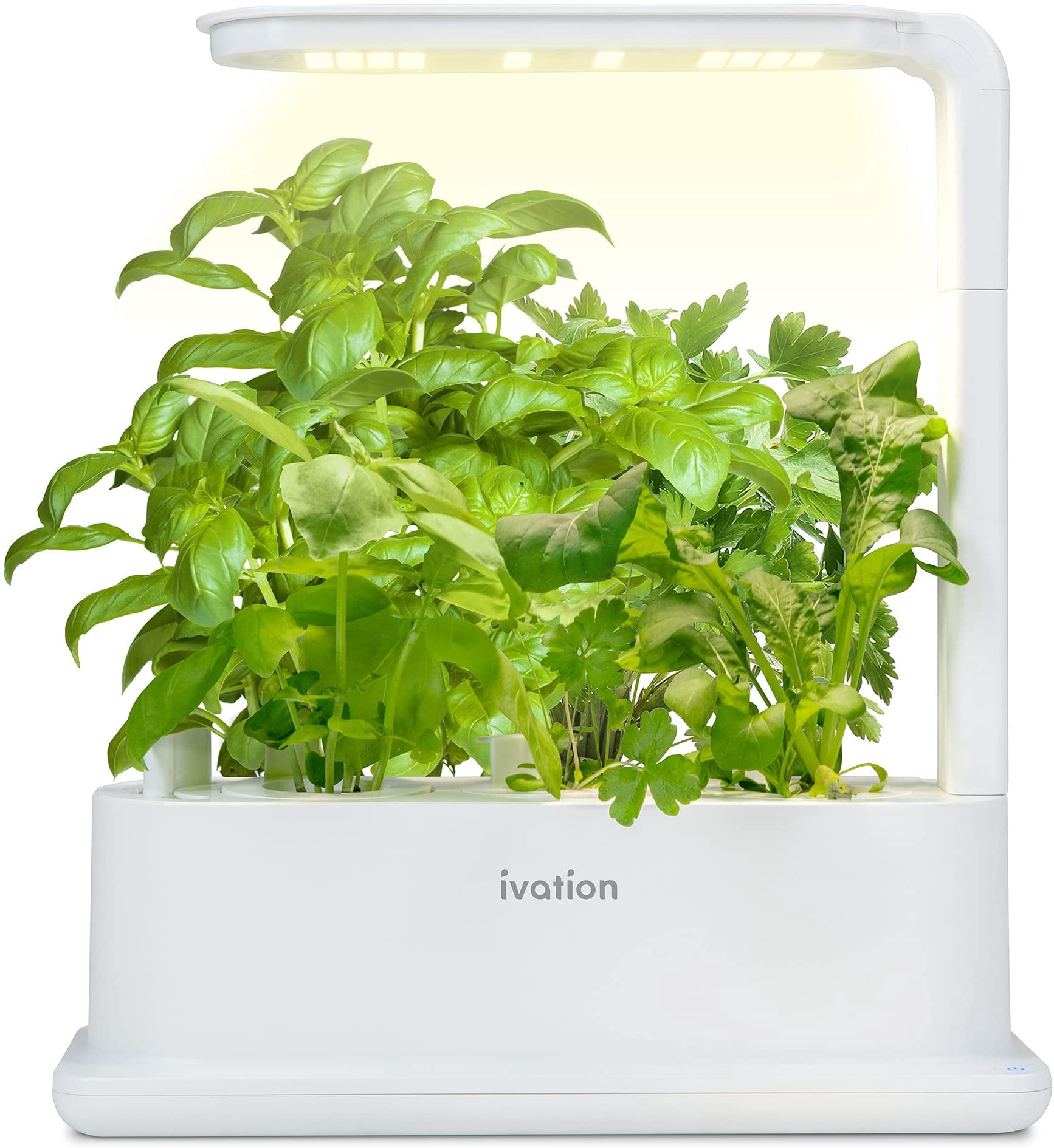 Ivation 3-Pod Indoor Herb Garden Kit - Grow Light Plants, Herbs & More ...