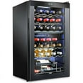 Ivation 33 Bottle Dual Zone Wine Cooler Refrigerator w/,Large