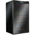 thumbnail image 1 of Ivation 34 Bottle Compressor Wine Cooler Refrigerator, Glass Door Black, 1 of 7