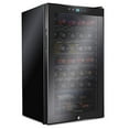 thumbnail image 1 of IVATION 34-Bottle Compressor Wine Refrigerator with Lock, Black, 1 of 8