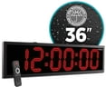 thumbnail image 1 of IVATION Waterproof Digital Clock with LED Display, Outdoor Water-Resistant with Stopwatch & Alarms, 1 of 9