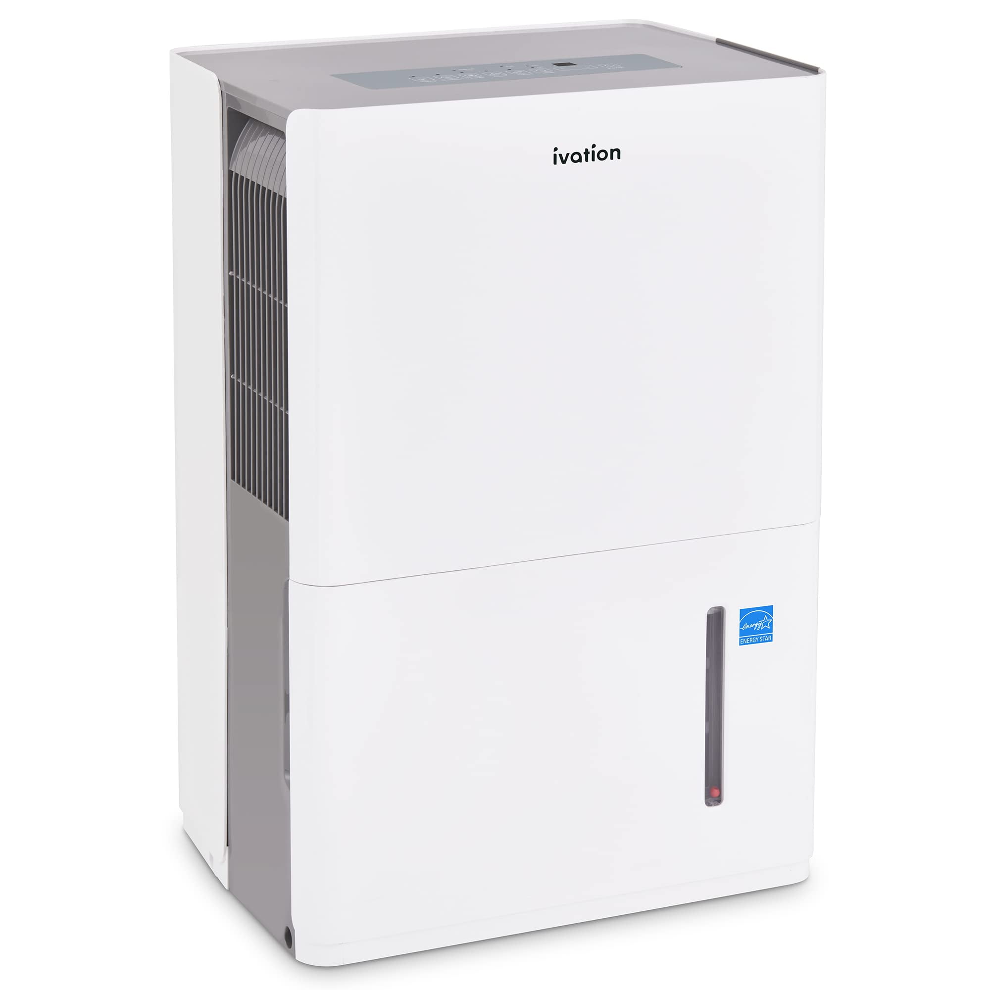 Ivation 4,500 Sq. Ft White Energy Star Dehumidifier with Pump