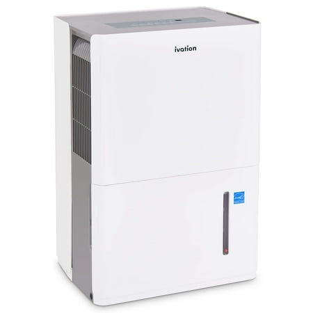 Ivation 4,500 Sq. Ft Energy Star Dehumidifier with Pump, Hose Connector, Humidity Control & More