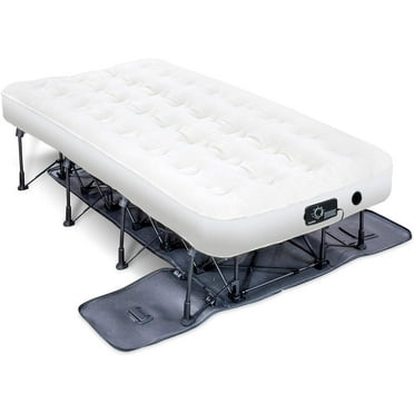 Ivation EZ-Bed Self Inflating Air Mattress, Full Size Air Mattress with Built In Pump & Case