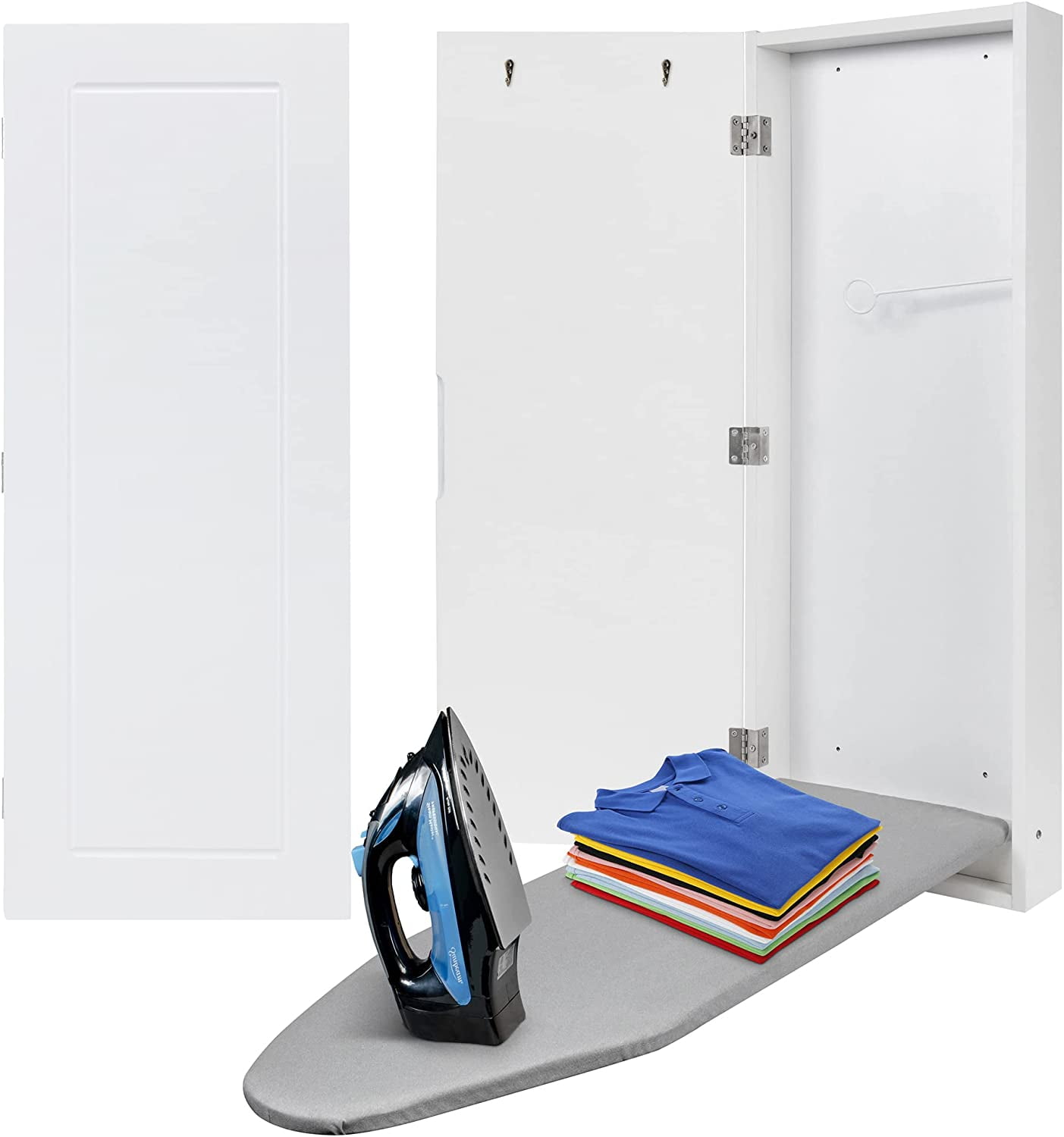 Ivation Foldable WallMounted Ironing Board, Iron Board with
