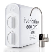 Ivation H2O 600 GPD Tankless RO Water Purifier, 8-Stage Filter, NSF Certified, Smart LED Faucet