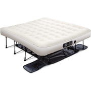 Ivation EZ-Bed King - Air Mattress w/Frame & Case, Deflate Defender, Dual Auto Pump, Durable Design