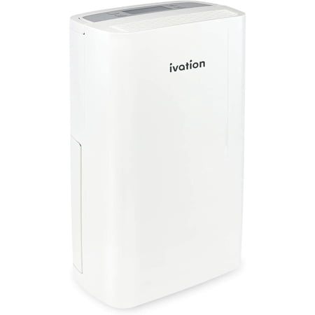 Ivation Compressor Dehumidifier, 14.7 Pints/Day, 320 sq ft, White - Removable