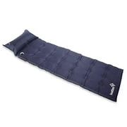 Ivation Self-Inflating Air Mattress & Pillow, Lightweight Sleeping Foam, Folds Compactly