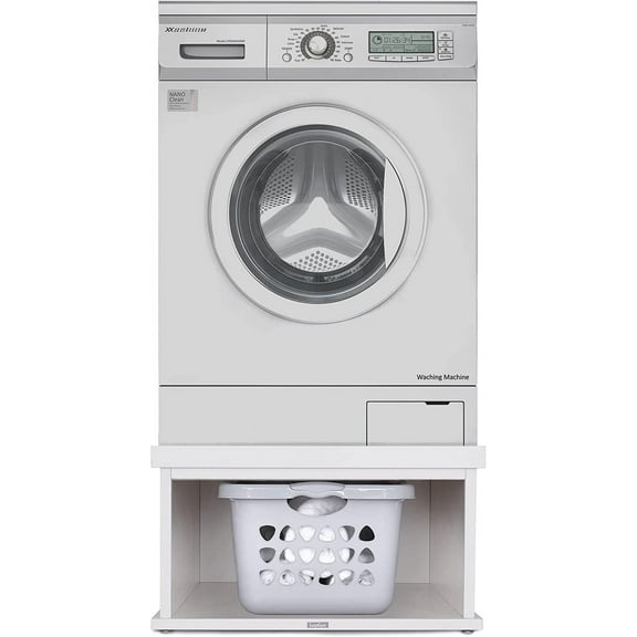 IVATION Laundry Pedestal for Washer and Dryer - Elevated Storage & Easy Access