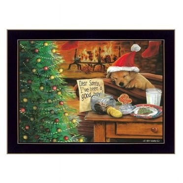Ive Been A Good Boy By Ed Wargo Printed Wall Art Wood Multi-Color