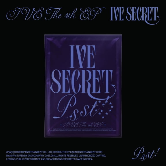 Ive - Ive Secret (Psst!Ver.) Ive The 4th EP - Music & Performance - CD