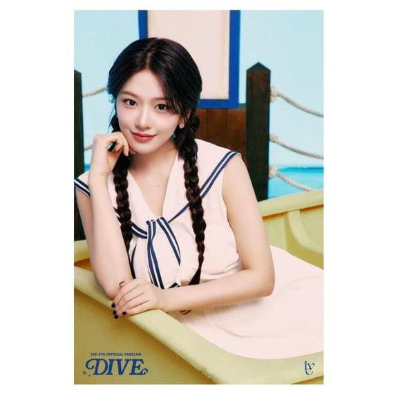 Ive Poster(12) 4th Fanclub Dive Into Ive Concept Photo Print K-Pop Home Decor For Living Room Aesthetic Kpop Female Girl Group