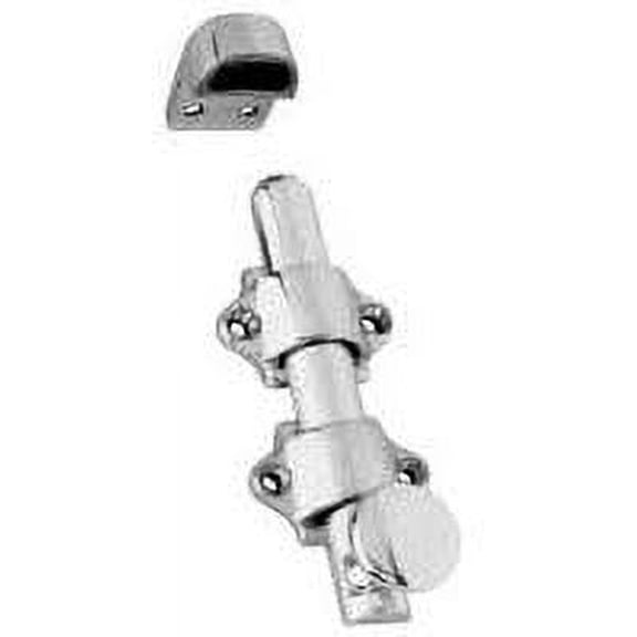 Ives 054Mb 4 3/8" X 1 5/8" Solid Brass Dutch Door Surface Bolt - Chrome