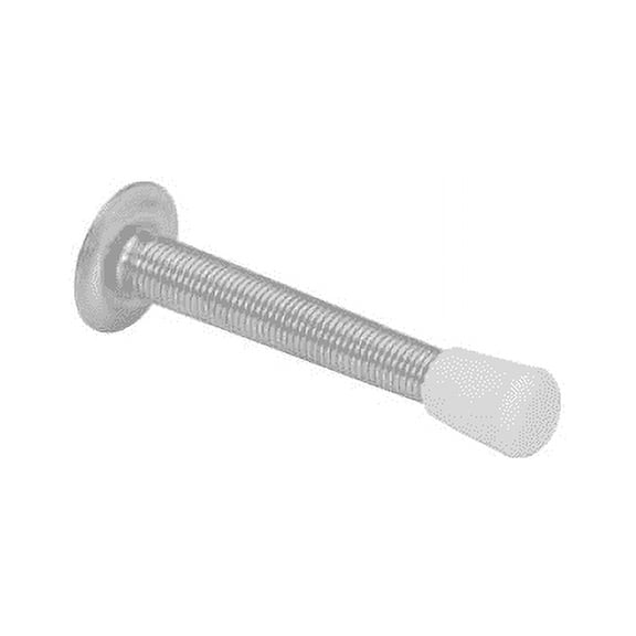 Ives 060F15 3" Flexible Baseboard Door Stop - Nickel