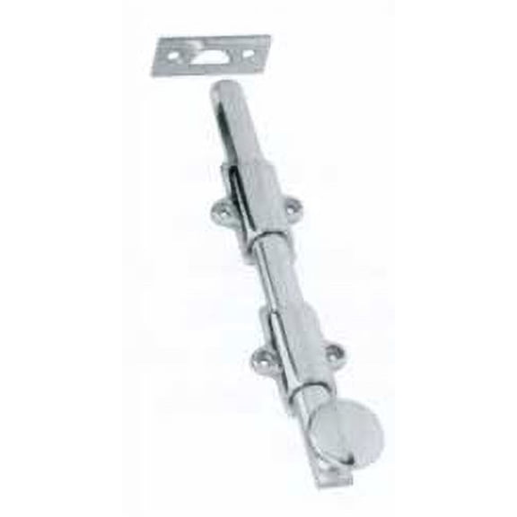 Ives 253B-8 8" Solid Brass Surface Bolt 1 5/8" Width 1 1/8" Throw 1 5/16" Projection -