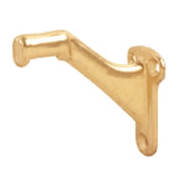 Ives Commercial 59A3 Aluminum Hand Rail Bracket, Polished Brass