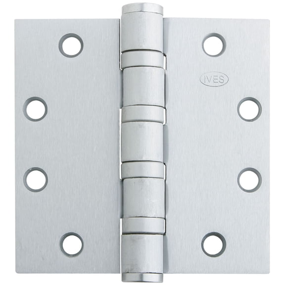 Ives 5Bb1412nrp Commercial Series 4-1/2" X 4-1/2" Ball Bearing Square Corner Mortise Hinge