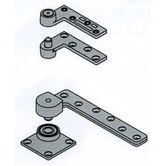Ives 7226SET26D 3/4" Brass Offset Pivot Set 600 Pound Maximum Load - Chrome