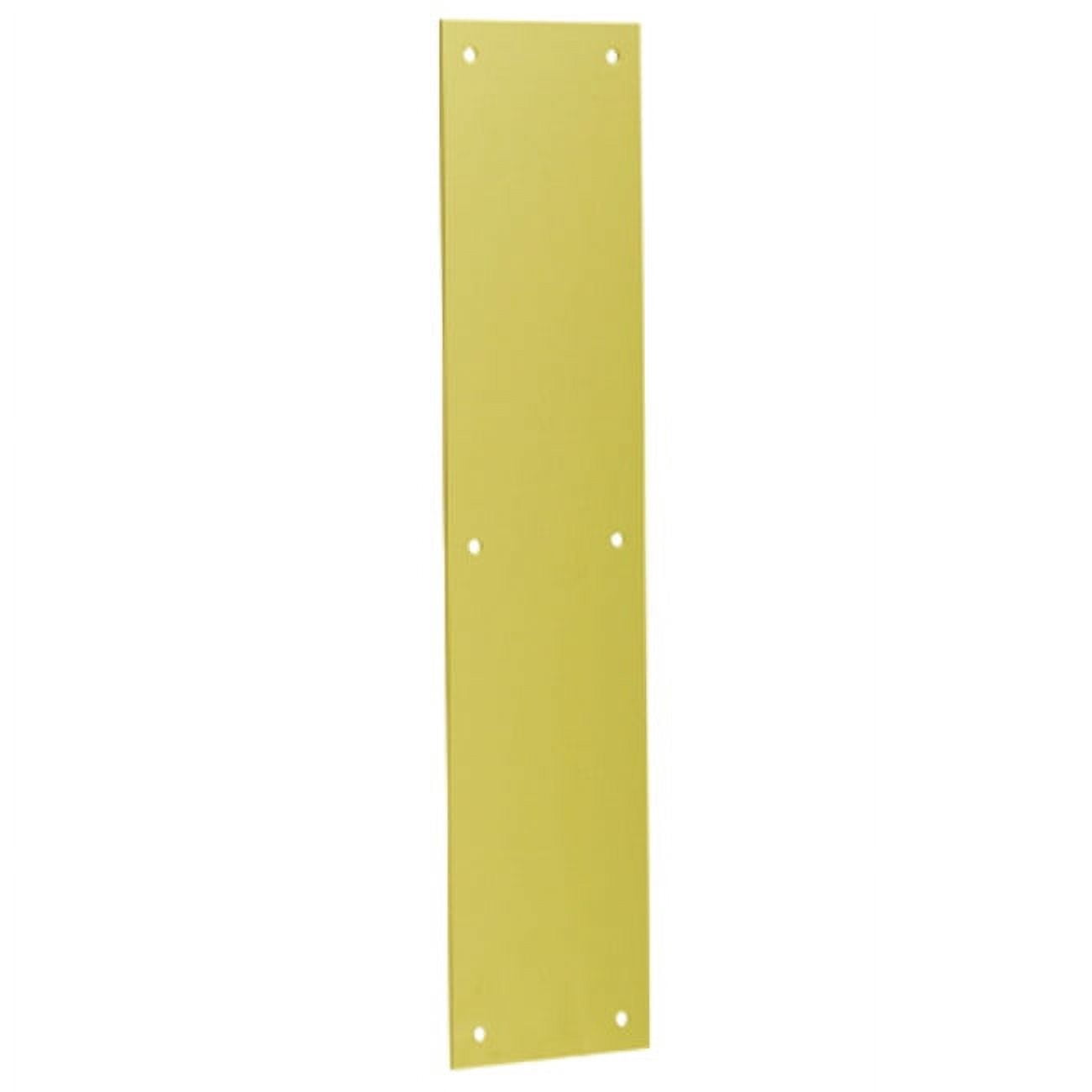 Plaque De Tirage Rockwood - 3 1/2 X 15 Pouces - Finition Satin Bronze US10 - Neuf Avec Boulons Et Vis