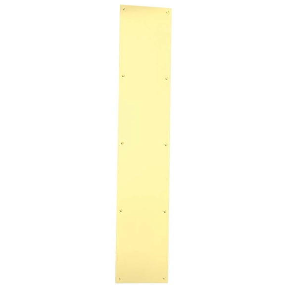 Ives 8400B.1034 Polished Brass 10" X 34" Brass Kick Plate