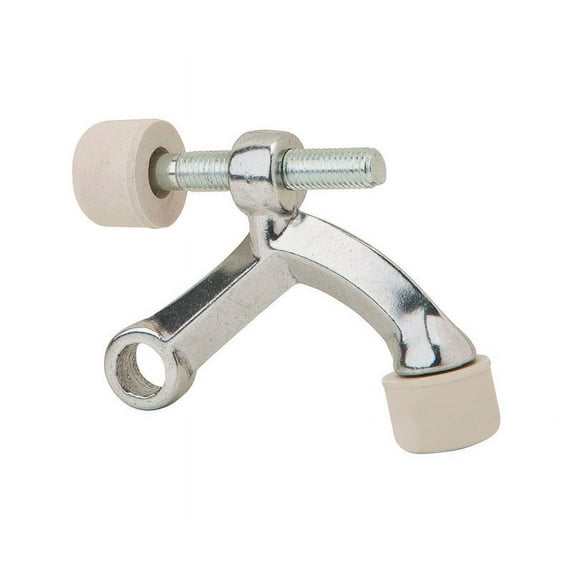 Ives Aluminum Metallic Hinge Pin Door Stop Mounts to door 5/16 in.