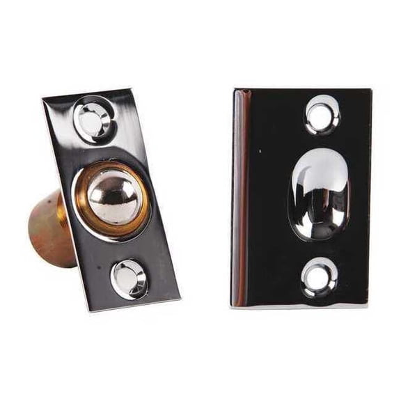 Ives Ball Catch,Flush,Chrome,1-3/8 in.L 347B26