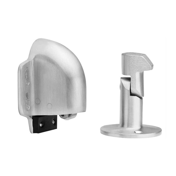 Ives Door Stop 3-11/16 in H Wall Mount