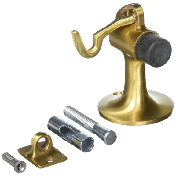 Ives FS446 Satin Bronze 3 3/4" Height Cast Brass Floor Door Stop