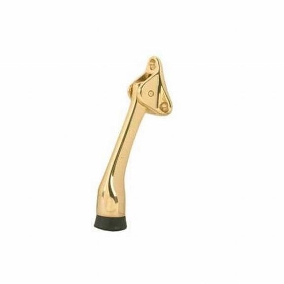Ives Residential FS45235 Solid Brass 5" Kick Down Door Holder Bright Brass Finish