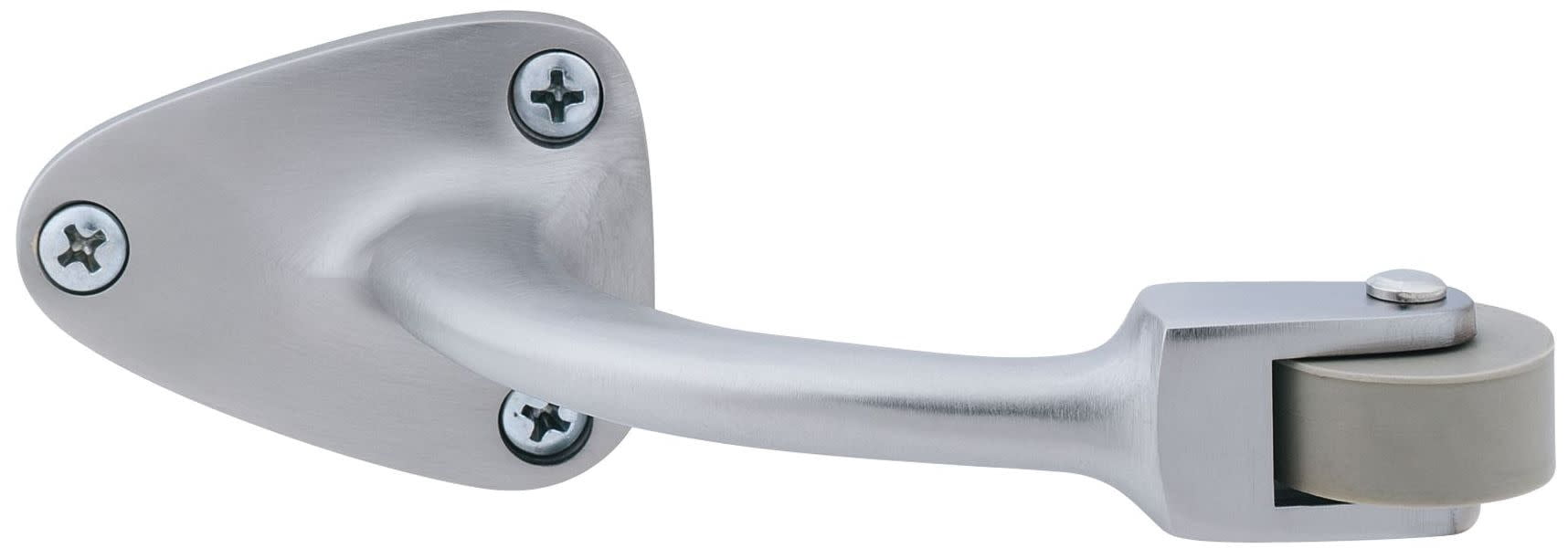 Ives RB470 Satin Chrome Commercial Series 1-5/8" Wall Mounted Roller Bumper Door Stop