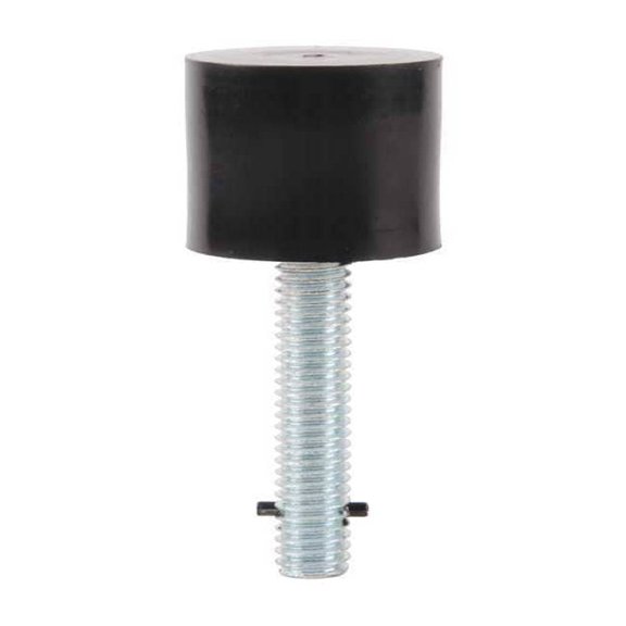 Ives Security Door Stops, Base Steel, Black, 1-1/2"H x 2"W FS18S