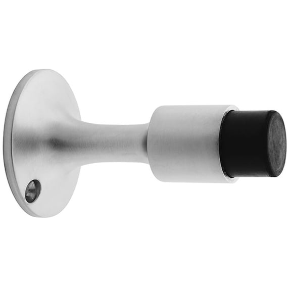 Ives WS447 US26D Wall Stop with Straight Bumper and Drywall Anchor, Satin Chrome Finish