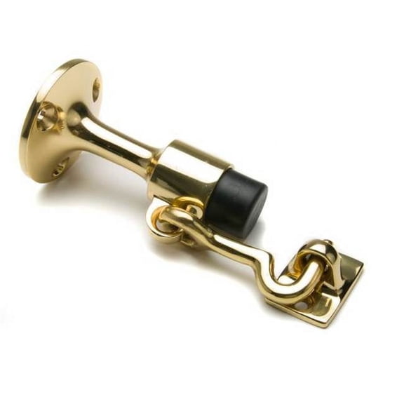Ives WS4493 Cast Brass Or Aluminum Wall Door Stop - Brass