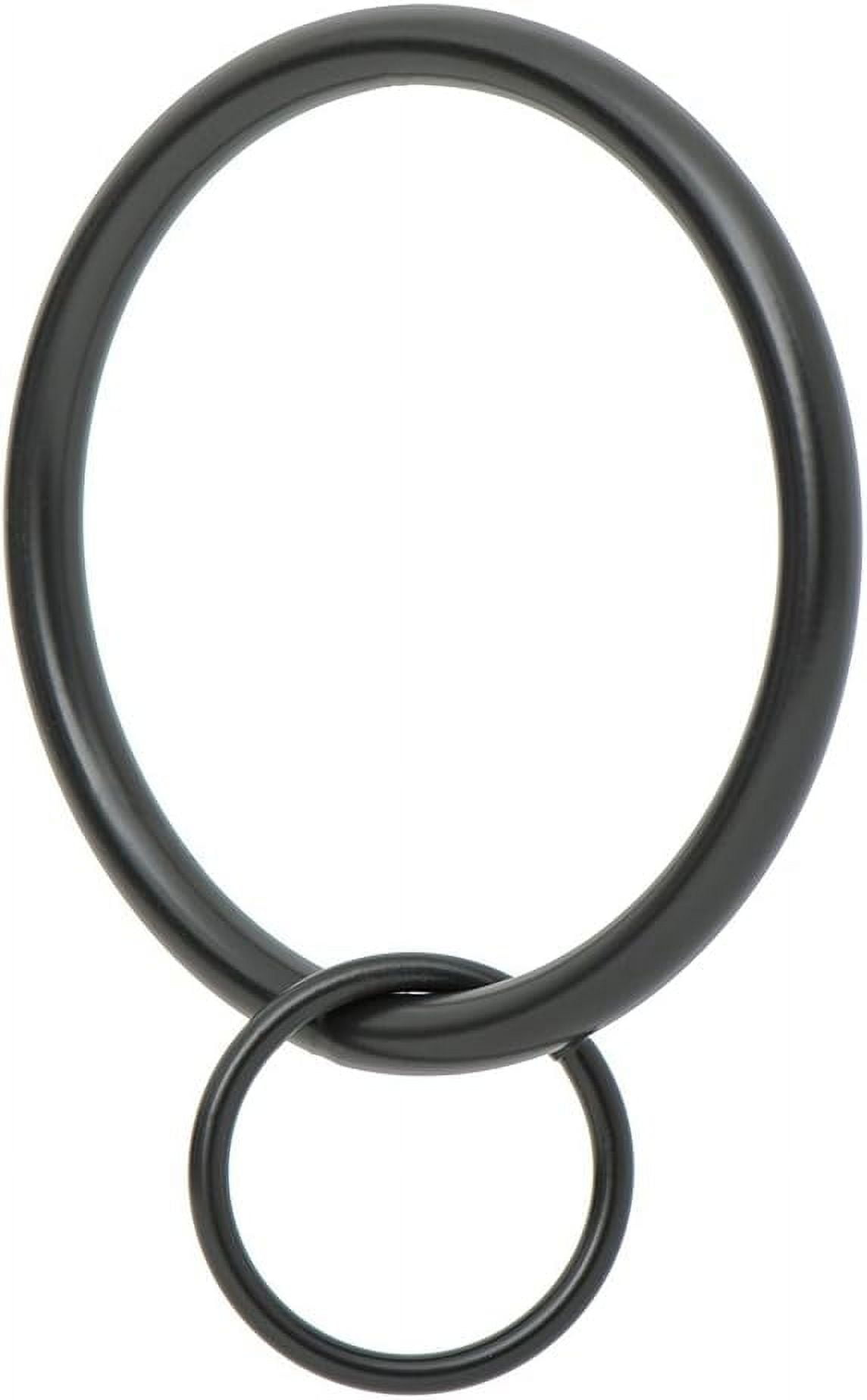Ivilon Drapery Eyelet Curtain Rings 2" Ring Loop for Hook Pins, Set