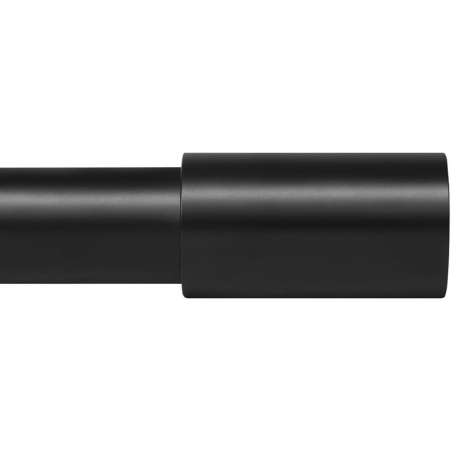 Ivilon Extra Long Curtain Rod for Windows Long End Cap Design, 1 inch