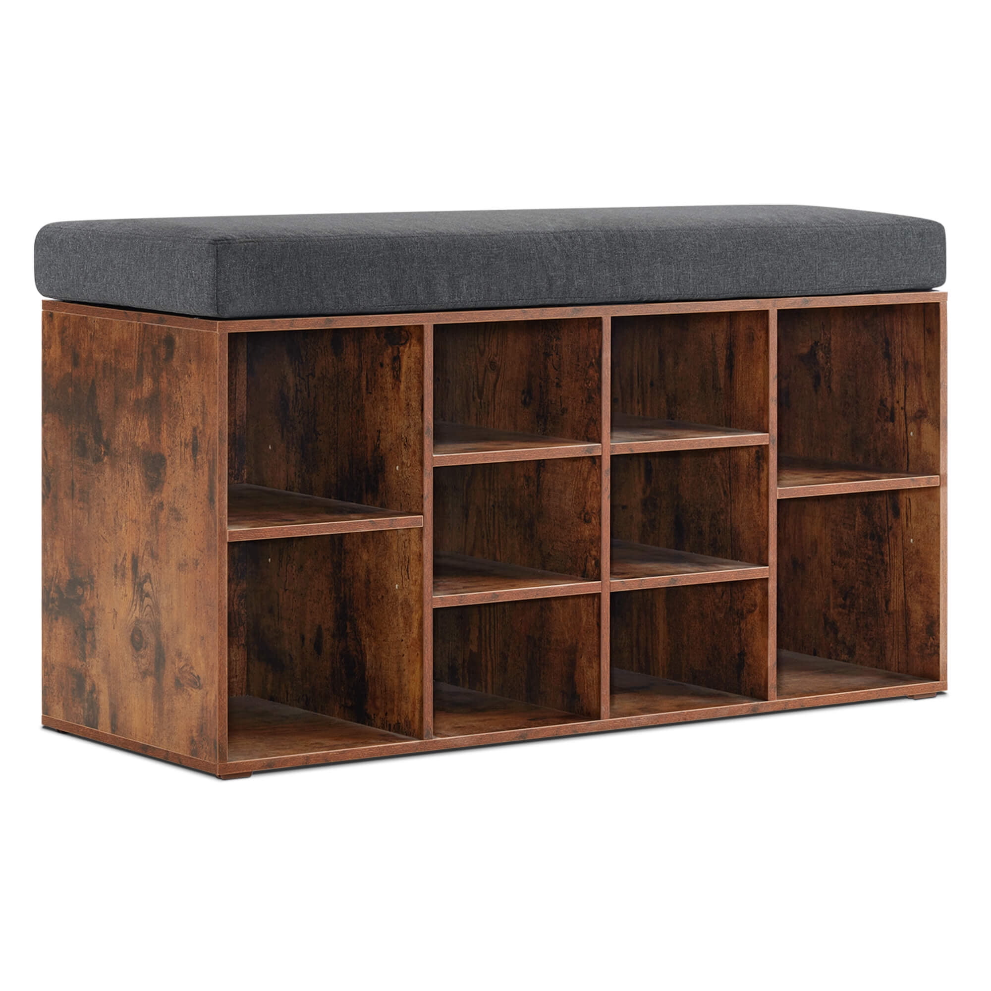 Ivinta Shoe Storage Bench with Cushion, Storage Cabinet Bench with ...