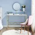thumbnail image 1 of Ivinta Vanity Table Desk with Mirror for Girls Teens Teenager Makeup, Simple Home Office Computer Desk for Small Spaces, 1 of 7