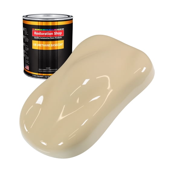 Ivory 1 Quart URETHANE BASECOAT Car Auto Body Paint