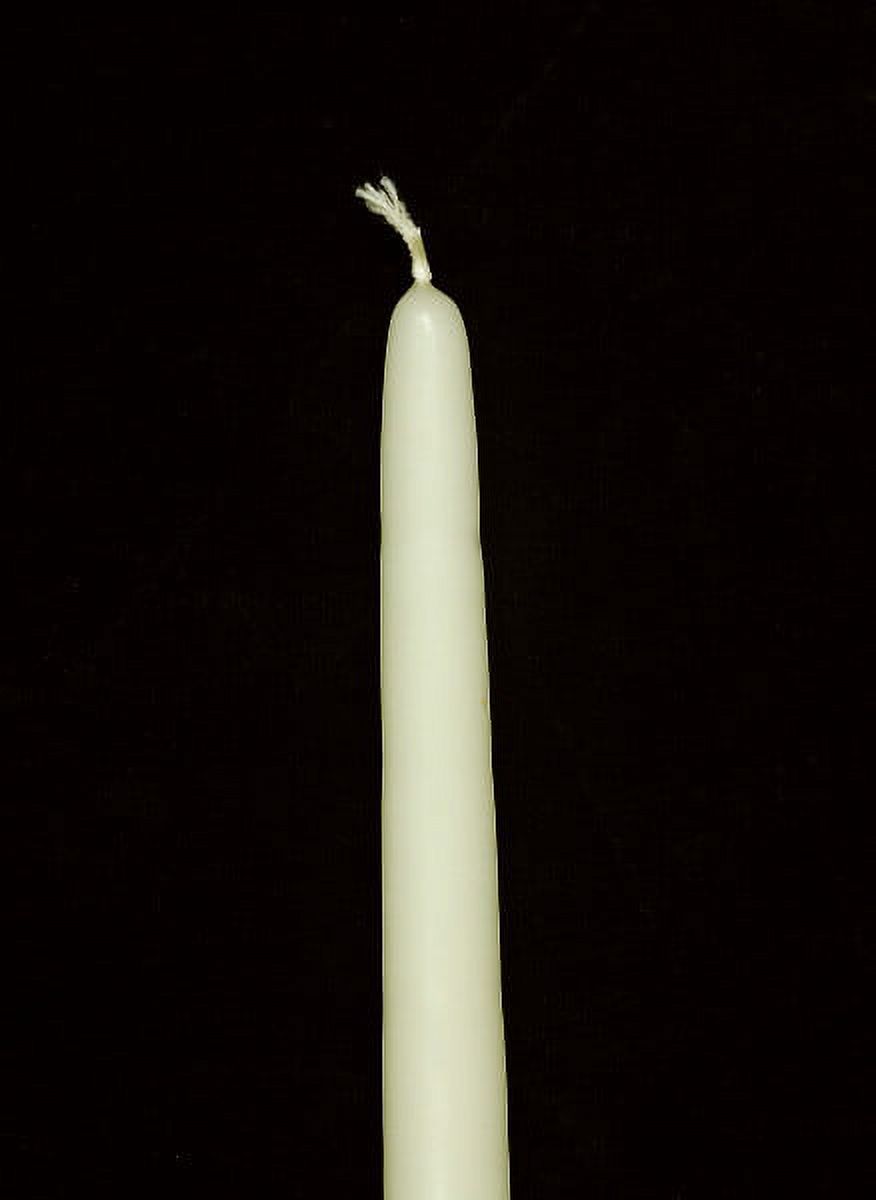 Ivory 15 inch Taper Candles (12 candles)