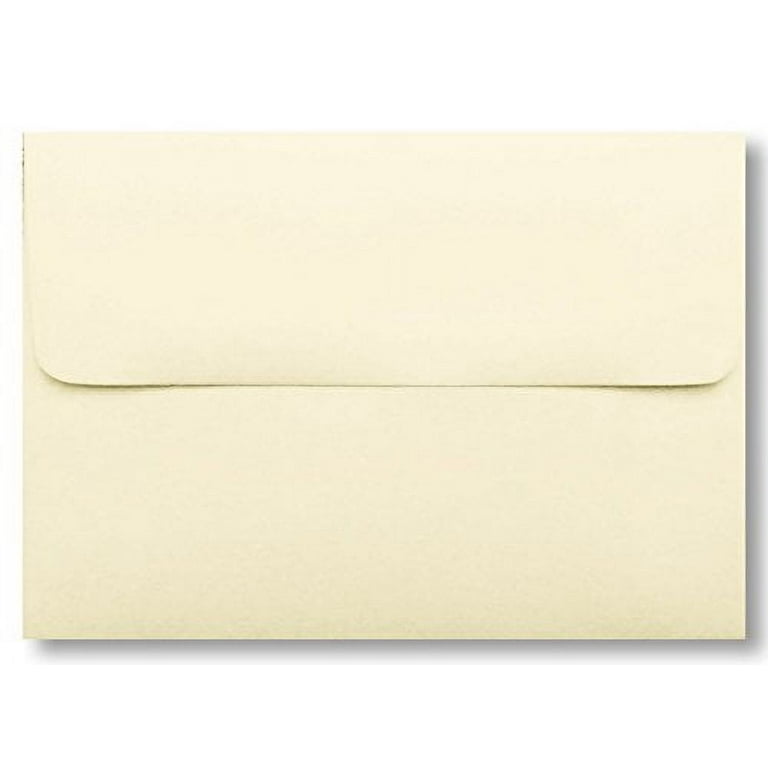 Ivory 200 Boxed A7 5-1/4 X 7-1/4 Envelopes for 5 X 7 Greeting Cards,  Invitations, Announcements Showers Wedding From the Envelope Gallery 