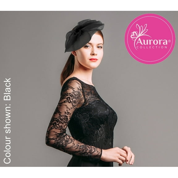 Ivory Aurora Collection Layered Crin Disc Headpiece
