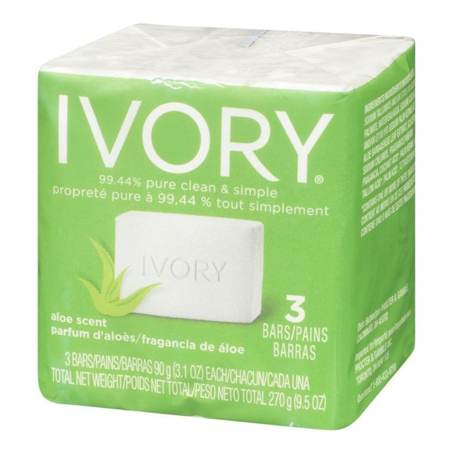 Ivory Bar Soap With Aloe 3 Ea (Pack Of 12).