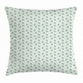 thumbnail image 1 of Ivory and Blue Throw Pillow Cushion Cover, Forget-me-not Flowers Pattern Fresh Foliage on Ivory Backdrop, Decorative Square Accent Pillow Case, 18 X 18 Inches, Pale Blue Ivory and Green, by Ambesonne, 1 of 2