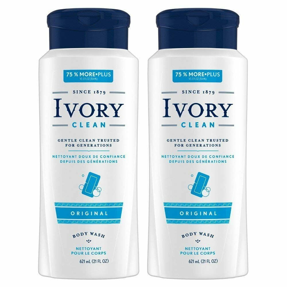 Ivory Body Wash, Original, 21 oz Pack of 2