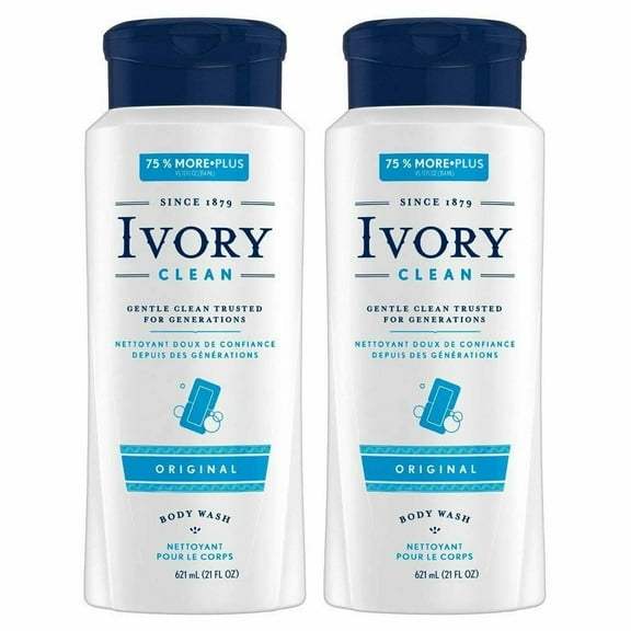 Ivory Body Wash, Original, 21 oz Pack of 2
